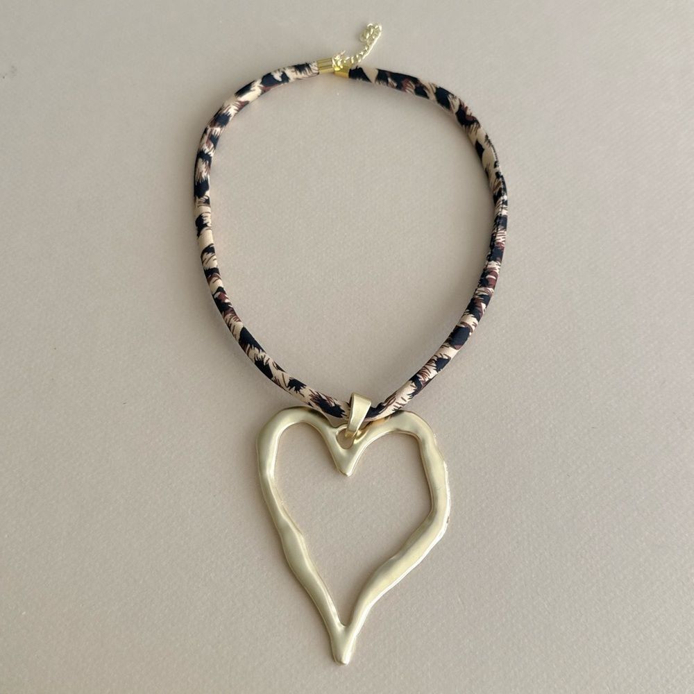 Boho heart necklace M1510 - Picture 3 of 6